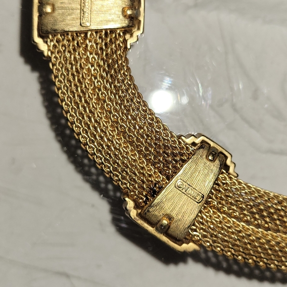 1980s Vintage Monet Statement Collar Necklace - Picture 9 of 12